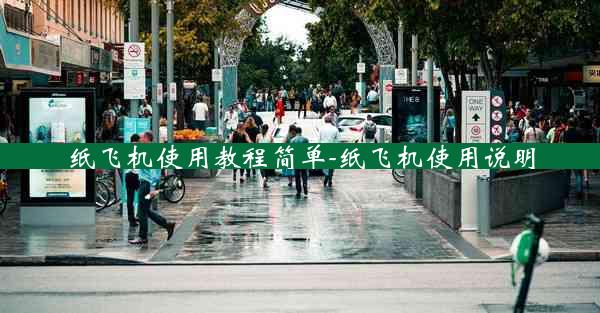 纸飞机使用教程简单-纸飞机使用说明