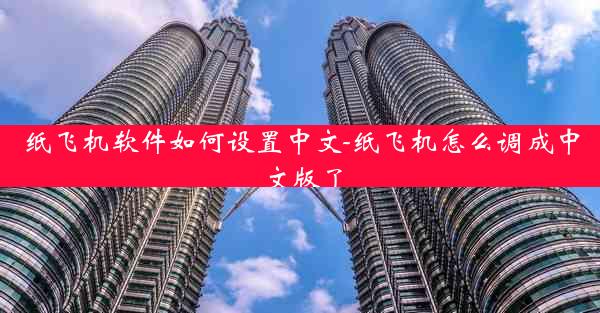 纸飞机软件如何设置中文-纸飞机怎么调成中文版了