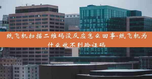 纸飞机扫描二维码没反应怎么回事-纸飞机为什么收不到验证码