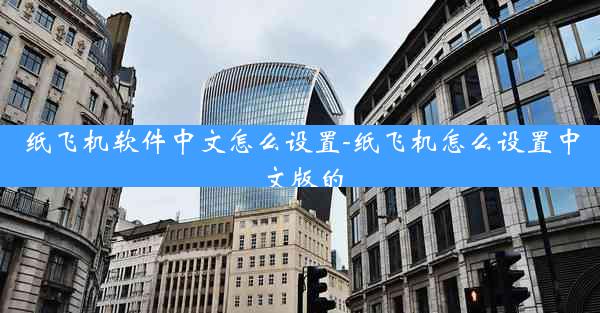 纸飞机软件中文怎么设置-纸飞机怎么设置中文版的