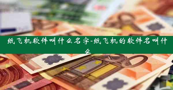 纸飞机软件叫什么名字-纸飞机的软件名叫什么