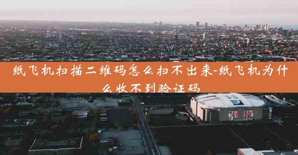 纸飞机扫描二维码怎么扫不出来-纸飞机为什么收不到验证码