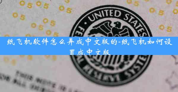 纸飞机软件怎么弄成中文版的-纸飞机如何设置成中文版