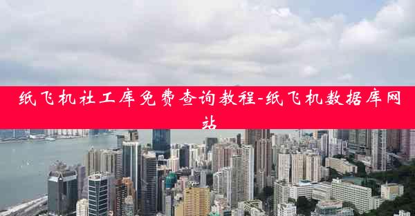 纸飞机社工库免费查询教程-纸飞机数据库网站