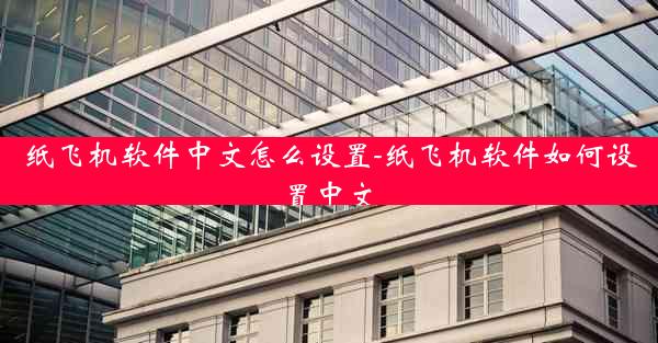 纸飞机软件中文怎么设置-纸飞机软件如何设置中文