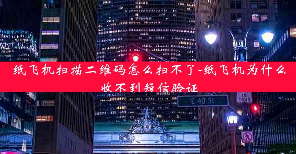 纸飞机扫描二维码怎么扫不了-纸飞机为什么收不到短信验证