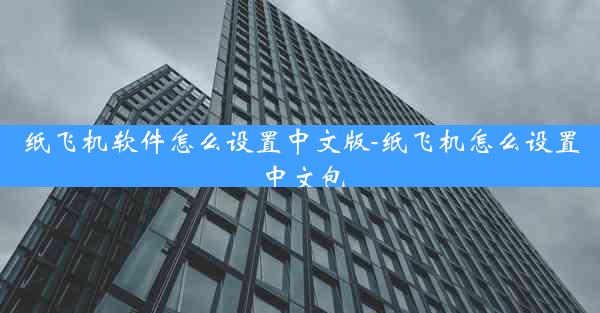纸飞机软件怎么设置中文版-纸飞机怎么设置中文包