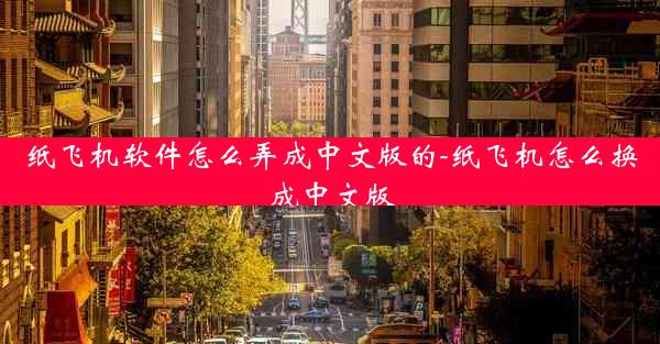 纸飞机软件怎么弄成中文版的-纸飞机怎么换成中文版