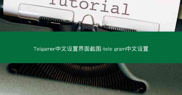 Telgamer中文设置界面截图-tele gram中文设置