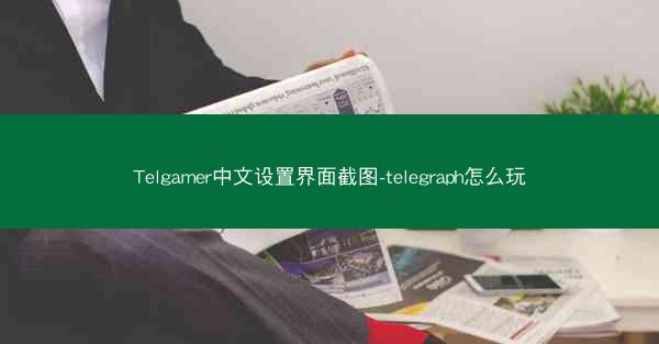Telgamer中文设置界面截图-telegraph怎么玩