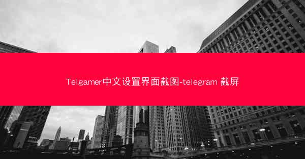 Telgamer中文设置界面截图-telegram 截屏