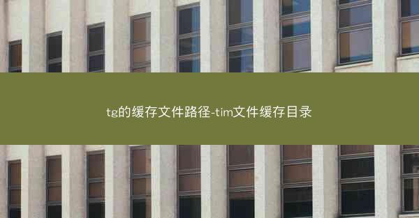 tg的缓存文件路径-tim文件缓存目录