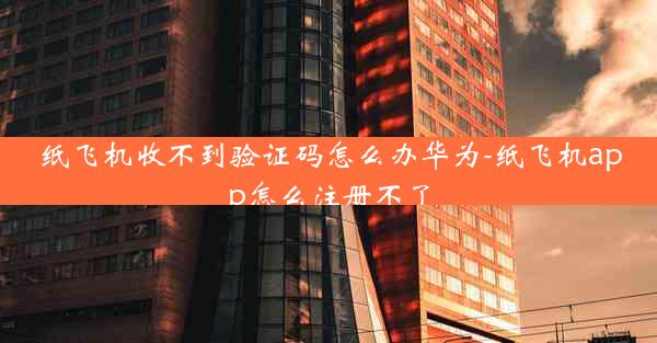 纸飞机收不到验证码怎么办华为-纸飞机app怎么注册不了