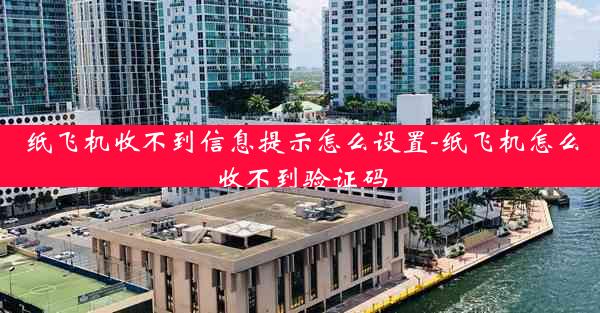 纸飞机收不到信息提示怎么设置-纸飞机怎么收不到验证码