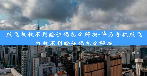 纸飞机收不到验证码怎么解决-华为手机纸飞机收不到验证码怎么解决