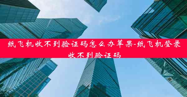 纸飞机收不到验证码怎么办苹果-纸飞机登录收不到验证码