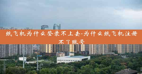纸飞机为什么登录不上去-为什么纸飞机注册不了账号