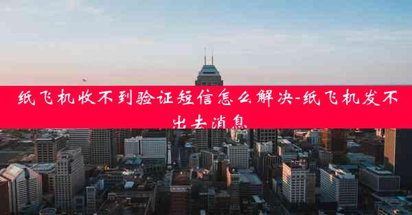 纸飞机收不到验证短信怎么解决-纸飞机发不出去消息