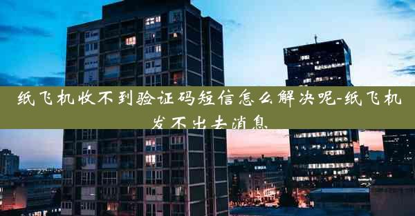 纸飞机收不到验证码短信怎么解决呢-纸飞机发不出去消息