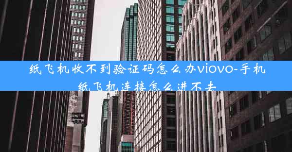 纸飞机收不到验证码怎么办viovo-手机纸飞机连接怎么进不去