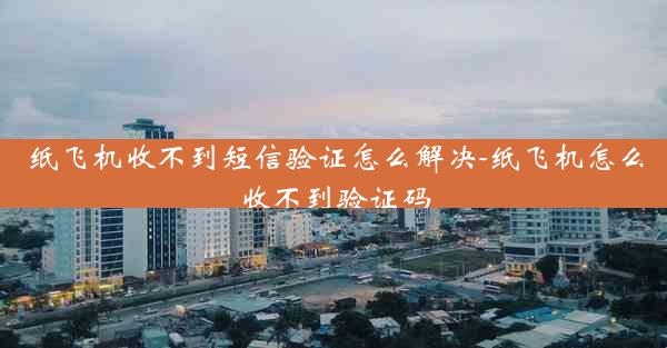 纸飞机收不到短信验证怎么解决-纸飞机怎么收不到验证码