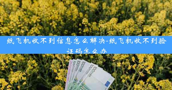 纸飞机收不到信息怎么解决-纸飞机收不到验证码怎么办